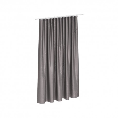 Cortina Para Baño Poliester 180X200Cm Gris