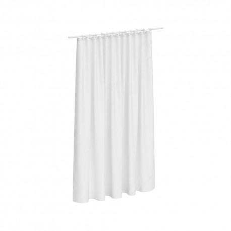 Cortina Para Baño Poliester 180X200Cm Blanco