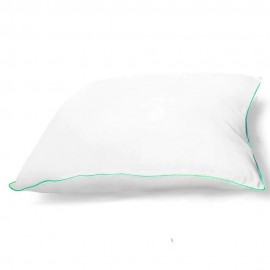 Almohada Comforel Densidad Media Con Bies Verde