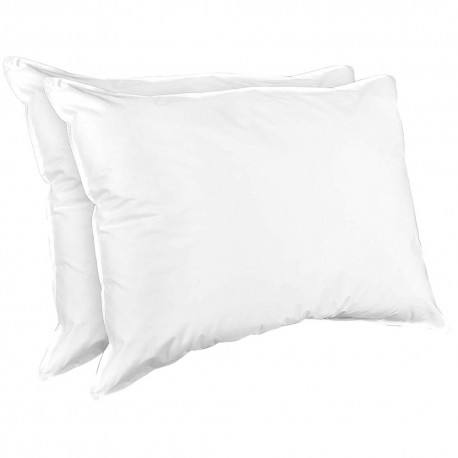 Almohada Twin Pack Microfibra Triple Z Estandar Blanco