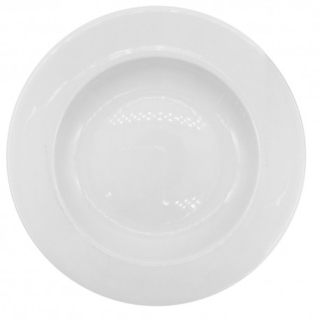 Plato Sopero Delta Clásica 23 cm – Blanco